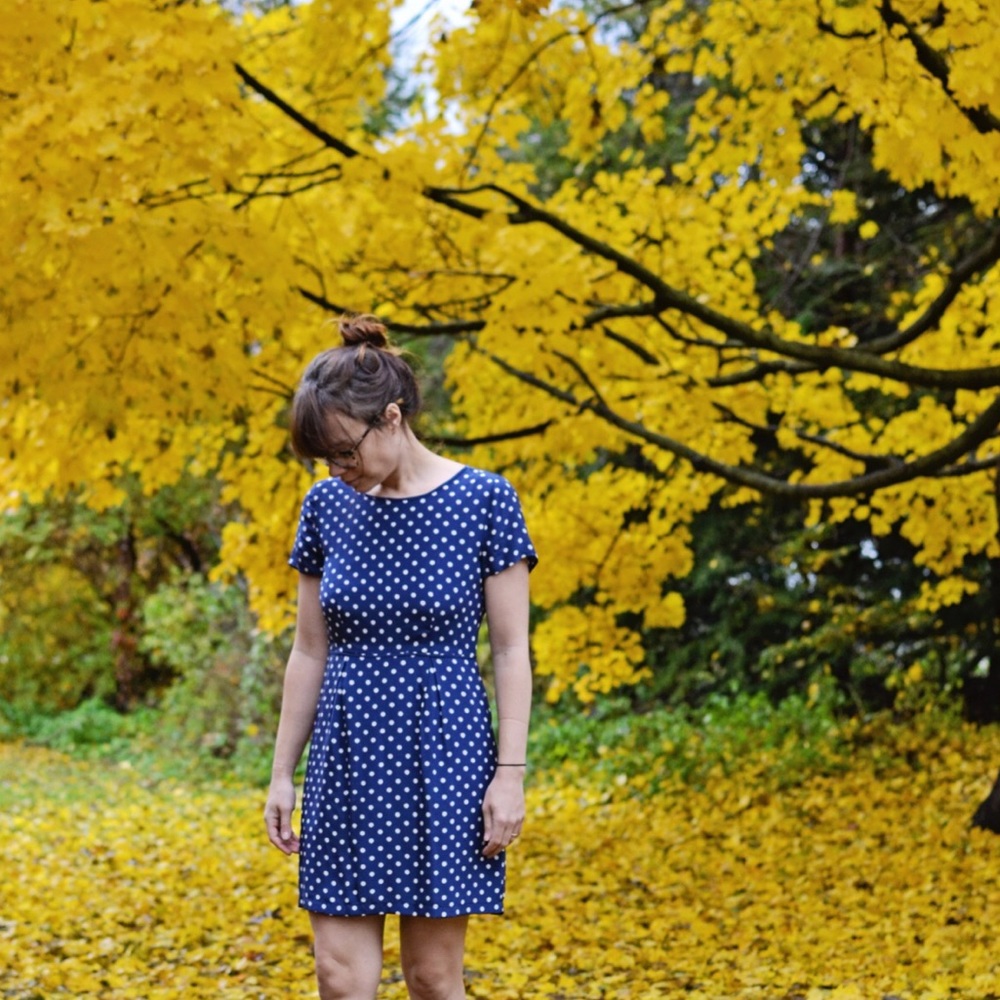 Madewell silk shift dress